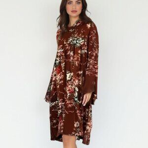 ❤️ April Cornell Floral Maxi dress XXL